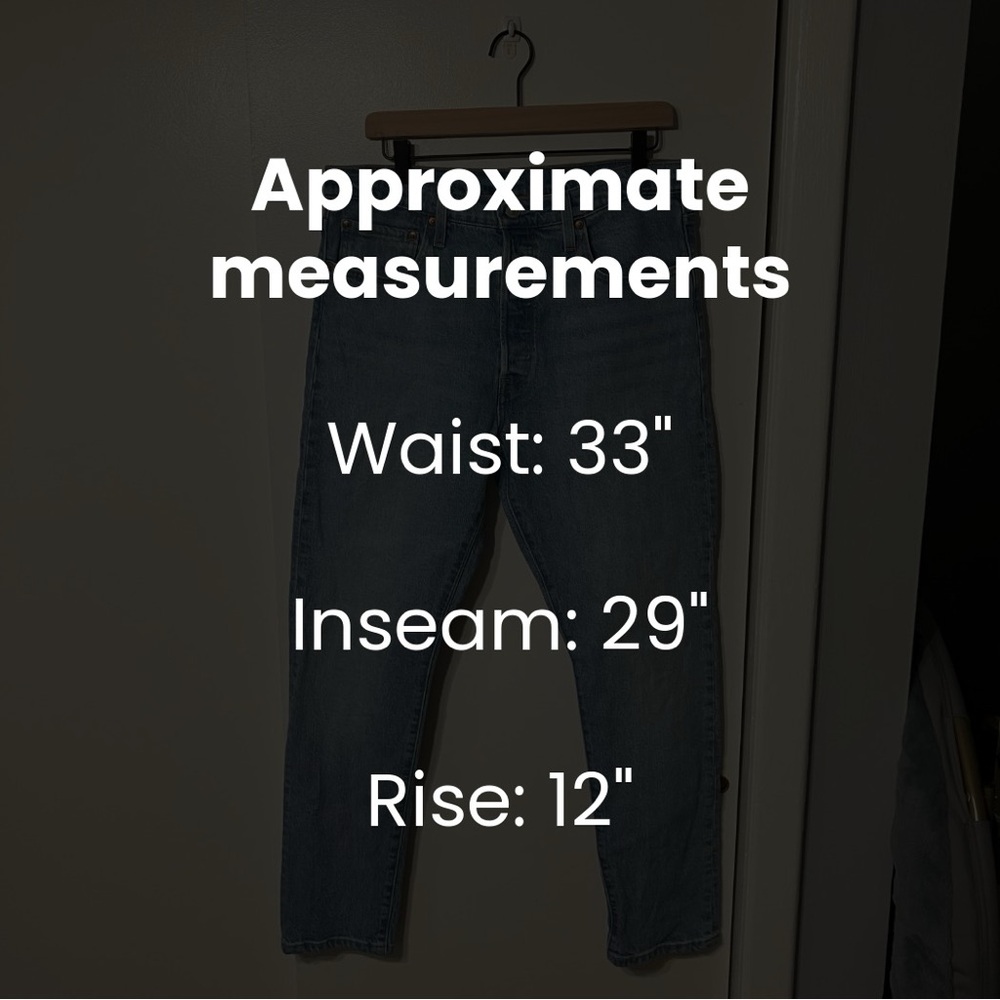 Levi’s Premium 501 S Skinny Jeans - Light Wash - Women’s 32x30 Measured at 33x29 - Picture 2 of 14